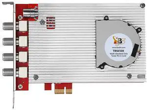 TBS6508 DVB-S2X / S2 / S / T2 / T / C2 / C Multi-Standard Octa Tuner PCIe Card
