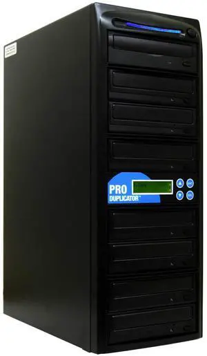 Produplicator 1 to 7 24X Burner CD DVD Duplicator - Standalone Copier Duplication Tower