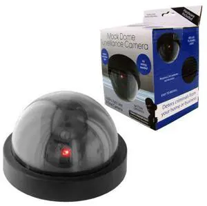 Handy Helpers Bulk Buys Home Mock Dome Surveillance Camera Pack of 6