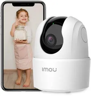 Imou 2K WiFi Security Camera Indoor Pet Dog Baby Camera with AI Human/Motion/Sound Detection, 360° Wireless IP Home Security Camera, Smart Tracking, Siren, Night Vision, 2-Way Audio, Works with Alexa