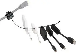 Liberty Patented HDMI Adapter Ring with 5 DisplayPort, 5 Mini DP, Lightning & 5 USB-C Pigtail adapters Provide connectivity for Conference Rooms. Laptop, iPad, MacBook Pro, Galaxy, Chromebook.