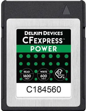 Delkin Devices 256GB POWER CFexpress Type B Memory Card (DCFX1-256)
