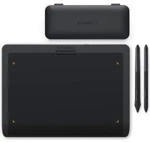 XENCELABS, Graphic Tablet Medium, Wireless Drawing Tablet with 2 Battery-Free Digital Pen, Tilt Support Stylus with 8192 Levels Pen Pressure Sensitivity, 12 Portable Drawing Pad for Win/Mac/Linux