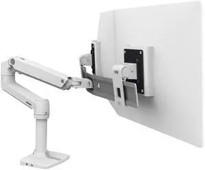 Ergotron  LX Dual Direct Monitor Arm, VESA Desk Mount  for 2 Monitors Up to 25 Inches, 2 to 11 lbs Each  White