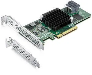 12G Internal PCI-E SAS/SATA HBA Controller Card, Broadcom's SAS 3008, Compatible for 9300-8I