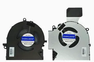 ZHAWULEEFB Replacement New CPU+GPU Cooling Fan for HP OMEN 16-B 16-C TPN-Q265 TPN-Q267 M75483-001 EG750070S1-C680-S9A K1503W EG750070S1-C690-S9A K150BB DC5V 3.00W(Does not Work with 12-Volt laptops)