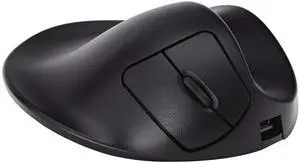 Hippus M2WB-LC Wired Light Click HandShoe Mouse (Right Hand, Medium, Black)