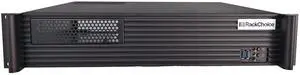 RackChoice MicroATX 2U Rackmount Server Chassis Short Depth 1x5.25 Front +4x3.5 Bay / USB3.0 with 2.0 Adapter Support ATX PSU with top 120mm or Side 80mm Fan Black