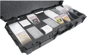 Case Club 186 Graded Card Slab Carrying Case XL- Fits PSA BGS FGS & SGC Graded Slabs - Sports & Trading Collector Storage Box for Pokemon MTG Baseball - Travel Holder for Graded Slabs Sleeves & Loose