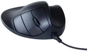 HANDSHOEMOUSE The ONLY Mouse That FITS Like A Glove Hippus S2WB-LC Wired Light Click Handshoe Mouse (Right Hand, Small, Black)
