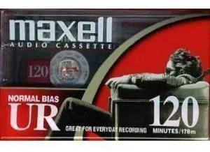 Maxell UR 120 - Cassettes- Normal BIAS - Box of 10 Cassettes