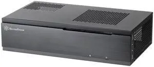 Silverstone Tek 0.8mm Steel Body Mini-ITX Media Center/HTPC Computer Case with Aluminum Front Panel ML06B