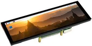 waveshare 7.9inch Capacitive Touch Screen LCD Compatible with Raspberry Pi 5/4B/3B+/3A+/2B/B+/A+/Zero/Zero W/WH/Zero 2W CM3+/4 400×1280 Resolution HDMI IPS Supports Jetson Nano/Windows
