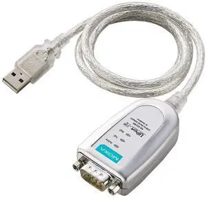 Moxa UPort 1150 USB to 1-Port RS-232/422/485 Serial Converter, 921.6Kbps, 15KV ESD Protection, mini DB9F-to-TB