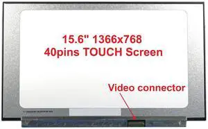 FULLCOM New 15.6 inch Screen Compatible with 15-DY0013DX, Pavilion 15-CS2010NR, 15-CS0051WM 15-CS2013MS fit N156BGN-E43, NT156WHM-T03, B156XTK02.0 Replacement