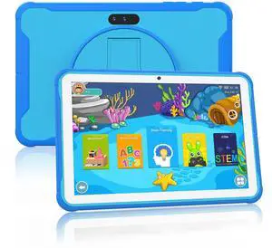 okulaku Kids Tablet 10.1 inch Tablet for Kids with 32GB Storage, Parent Control, Education APP Preinstalled, WiFi,Dual Camera & YouTube