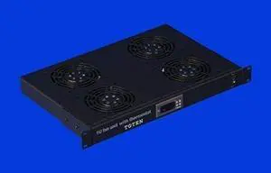 RAISING ELECTRONICS Rack Mount Digital Server Fan Cooling System with 4 Fans 1U