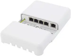 Gigabit 4-Port PoE Switch/Extender Outdoor IP65 Waterproof PoE Passthrough/PoE Amplifier/PoE Booster,60W 48V 10/100/1000Mbps. IEEE 802.3af/at/bt Compliant,by ThePoEstore