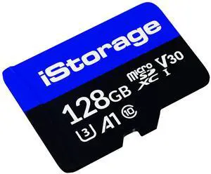 iStorage microSD Card 128GB | Encrypt Data stored on iStorage microSD Cards Using datAshur SD USB Flash Drive | Compatible with datAshur SD Drives only