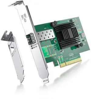ipolex 10Gb Network Card Intel X520-DA1 Ethernet Card PCI-E NIC(E10G42BTDA), with Intel 82599EN Controller, Single SFP+ Port, 10G PCI Express LAN Adapter Support Windows Server/Windows/Linux/Vmware