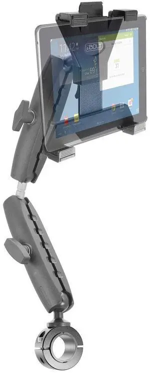 iBOLT TabDock Accessibility Post/Pole/Rail/Handlebar Mount for Wheelchairs/Exercise Equipment, etc. Fits 7-10 inch Tablets (iPad, Samsung Galaxy Tab)