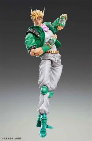 Medicos JoJo's Bizarre Adventure Part 2: Chozo Kado Caesar Anthonio Zeppeli Super Action Statue Figure, Multicolor