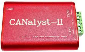 CANalyst-II USB to CAN Analyzer CAN-Bus Converter Adapter Support ZLGCANpro with OBD Plug