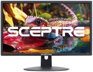 Sceptre New 22 Inch FHD LED Monitor 75Hz 2X HDMI VGA Build-in Speakers, Machine Black (E22 Series), 1920 x 1080 Pixels