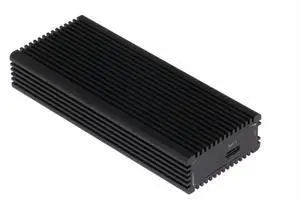Sedna USB 3.2 Gen 2x2 20Gbps SuperSpeed+ Type-C to NVMe PCI-E M-Key Solid State Drive SSD Enclosure, Aluminum, Black (SE-USB32G2X2-EH-343-M2)