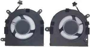 QUETTERLEE Replacement New Laptop CPU + GPU Cooling Fan for Intel NUC M15 Kit 11 M15 Genuine XPG Xenia Xe Series EG50040S1-CJ20-S9A EG50040S1-CJ10-S9A DC5V 2.50W Fan