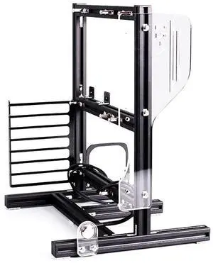 Black PC Frame Test Bench ITX ATX MATX Test Bench Open Air Case Water Cooling Fan Chassic