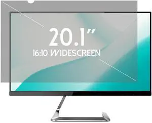 ANBAC 20.1 Inch Desktop Privacy Screen Shield for 16:10 Wide Monitor - Anti Glare Computer Privacy Screen Cover | Blue Light Blocking Screen Protector | Scratch Resistant UV Filter | Attachment Type