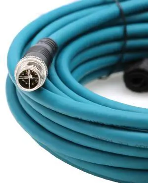 ZBLZGP M12 X-Code Male 8 Pin to RJ45 Cat7e Flexible Shielded Cable for Cognex Industrial Camera CFB-IO-CBL-Scout,CAM-FWB-SCT-VM 10M