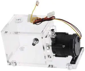 Wendry PC Water Cooling, Low Noise Water Integrated Kit, 890ML PC Cooled + 1200L/H Acrylic Water Cooling with Manual Adjustment Knob
