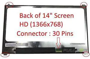 FULLCOM New 14.0 inch Matte Screen Replacement Compatible with Latitude E7480 fit N140BGE-E53 Replacement Screens PN 083VK3
