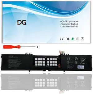 DGTEC RC30-0281 Laptop Battery Replacement for Razer Blade Pro 17 2019 2020 RTX 2060 2080 Max-Q RZ09-0287 RZ09-02876 RZ09-02877 RZ09-02878 RZ09-02876E92-R3U1 RZ09-03295 RZ09-03297 4ICP4/62/115