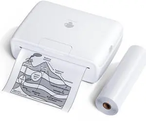 Phomemo M04S Bluetooth Portable Printer - Thermal Label Printer, Support 2/3/4 inch Printing, Compatible with Phones, Computer, 300dpi, Great for Documents, Notes, Stickers, Labels