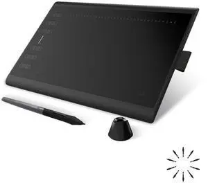 HUION Inspiroy H1060P Graphics Drawing Tablet with 8192 Pressure Sensitivity Battery-Free Stylus and 12 Customized Hot Keys, 10 x 6.25 inches Digital Art Tablet for Mac, Windows PC and Android