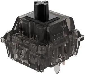DUROCK Linear Switches, 5 Pins L7 Lubed Switches V2, Ink Black Linear Mechanical Keyboard Switches for DIY Keyboards (DUROCK L7 67g, 110pcs)