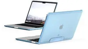 [U] by UAG Designed for MacBook Pro 13" Case 2020-2021 M1, 2022 M2 (A2289, A2251, A2338) Lucent Cerulean, Translucent Durable Lightweight Impact Resistant Laptop Protective Cover by URBAN ARMOR GEAR