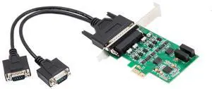 Syba 2 Port DB9 RS-422/485 Serial PCI-Express 2.0 x1 Card (SI-PEX15043)