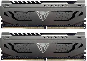 Patriot Viper Steel DDR4 RAM 16GB (2X8GB) 3733MHz CL17 1.35v UDIMM Desktop Gaming Memory Kit Compatible with XMP - PVS416G373C7K