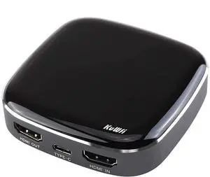 KuWFi Video Capture Card, Game Capture Card 4K 1080P 60FPS, HDMI to USB C Capture Card for All HDMI Devices Such as Streaming Work with PS4/PC/OBS/Camera