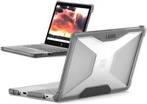 URBAN ARMOR GEAR UAG Designed for Microsoft Surface Laptop SE Case 2022 11.6 inch Screen Laptop for Education Clear Translucent Ice Rugged Shockproof Plyo Military Drop Tested Laptop Cover