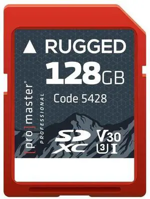 ProMaster SDXC 128GB Rugged Memory Card UHS-I, (Model 5428)
