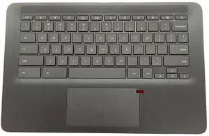 Replacement for HP Chromebook 14 G6 CB14G6 CelN4000 15.6" Laptop Upper Case Palmrest Keyboard Touchpad Assembly Part L90459-001