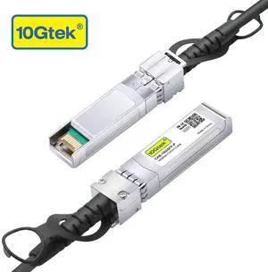 10G SFP+ DAC Twinax Cable, SFP+ to SFP+ Direct Attach Copper Passive for Cisco SFP-H10GB-CU1M, Ubiquiti UniFi UC-DAC-SFP+, Meraki, Mikrotik, Fortinet, TP-Link and More, 1-Meter(3.3ft), 4-Pack