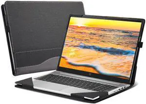 Laptop Cover for Hp ProBook 450 G10 G9 G8 2023-2021 / ProBook 455 G10 G9 G8/ 650-G8 / Yoga c740 15.6" Inspiron 3515 3511 HP Envy X360 15-ed 15-ee 15-ep Case(15.6inch, Gray-Black)