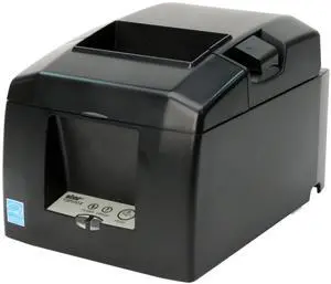 Star Micronics TSP654IICLOUDPRNT USB / Ethernet (LAN) Thermal Receipt Printer with CloudPRNT, Cutter, and External Power Supply - Gray