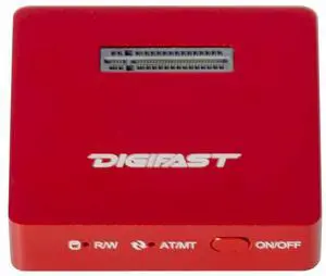 Digifast M.2 NVMe SSD Docking Base, USB3.2 GEN2 Type-C (10 Gbps), Lightweight, Portable Design - Red